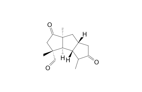 1H-Cyclopenta[a]pentalene-3-carboxaldehyde, decahydro-3,4,7a-trimethyl-1,5-dioxo-, [3R-(3.alpha.,3a.alpha.,3b.beta.,6a.beta.,7a.alpha.)]-