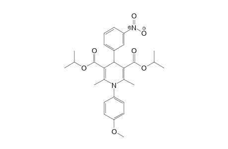 Diisopropyl-1-(4-methoxyphenyl)-2,6-dimethyl-4-(3-nitrophenyl)-1,4-dihydropyridine-3,5-dicarboxylate