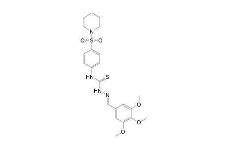 4-[p-(Piperidinosulfonyl)phenyl]-3-thio-1-(3,4,5-trimethoxybenzylidene)semicarbazide