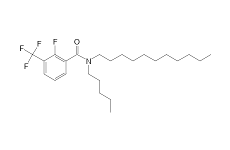 Benzamide, 2-fluoro-3-trifluoromethyl-N-pentyl-N-undecyl-