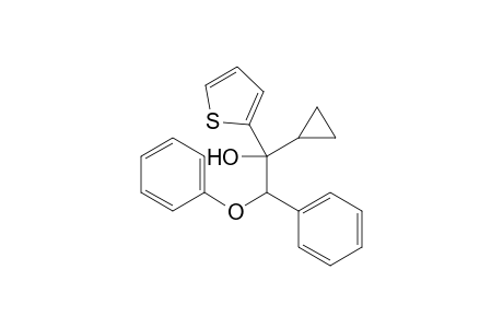 1-Cyclopropyl-2-phenoxy-2-phenyl-1-(thiophen-2-yl)ethanol