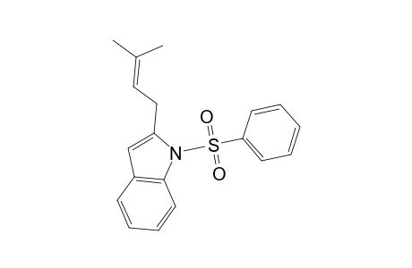 1-(benzenesulfonyl)-2-(3-methylbut-2-enyl)indole