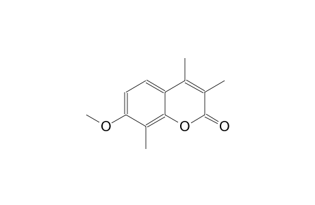 7-Methoxy-3,4,8-trimethyl-chromen-2-one