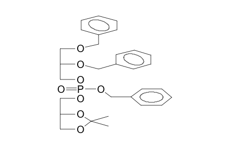 (1,2-o-Isopropylidenglycero-3)(1,2-o,o-dibenzylglycero-3)benzylphosphate