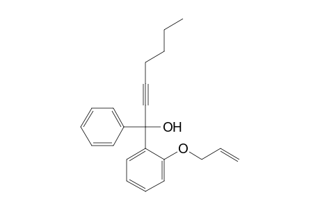 1-(2-Allyloxyphenyl)-1-phenylhept-2-yn-1-ol