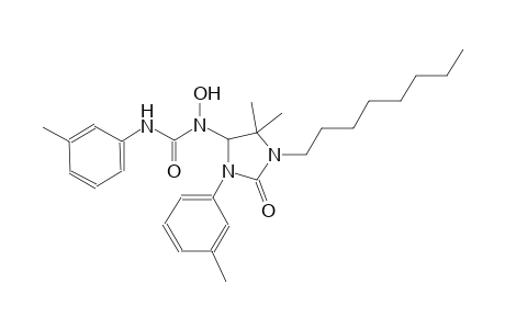 N-[5,5-dimethyl-3-(3-methylphenyl)-1-octyl-2-oxo-4-imidazolidinyl]-N-hydroxy-N'-(3-methylphenyl)urea