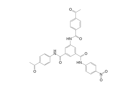 5-(4-Acetylbenzamido)-N-(4-acetylphenyl)-N'-(4-nitrophenyl)isophthalamide