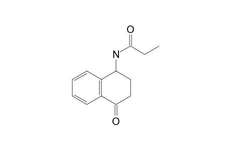 N1-(4-Oxo-1,2,3,4-tetrahydro-1-naphthalenyl)propanamide