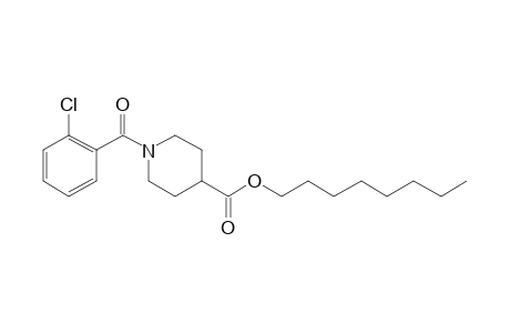 Isonipecotic acid, N-(2-chlorobenzoyl)-, octyl ester