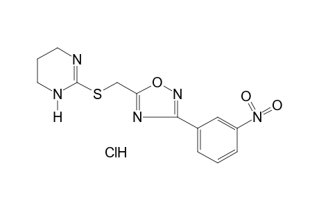 3-(m-nitrophenyl)-5-{[(1,4,5,6-tetrahydro-2-pyrimidinyl)thio]methyl}1,2,4-oxadiazole, monohydrochloride