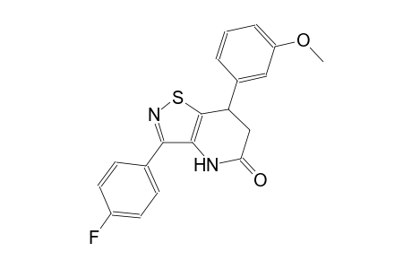 isothiazolo[4,5-b]pyridin-5(4H)-one, 3-(4-fluorophenyl)-6,7-dihydro-7-(3-methoxyphenyl)-