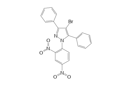 4-bromo-1-(2,4-dinitrophenyl)-3,5-diphenylpyrazole