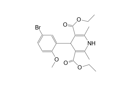 Diethyl 4-(5-bromo-2-methoxyphenyl)-2,6-dimethyl-1,4-dihydro-3,5-pyridinedicarboxylate