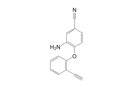 3-amino-4-(2-ethynylphenoxy)benzonitrile