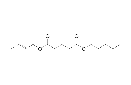 Glutaric acid, 3-methylbut-2-enyl pentyl ester