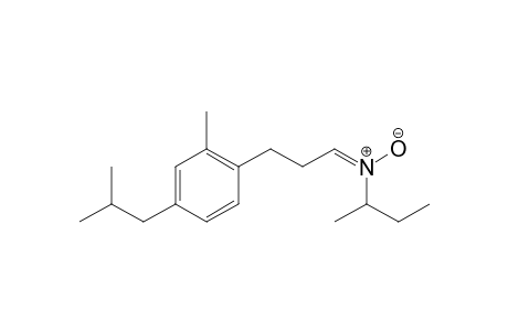 (E)-N-(sec-butyl)-3-(4-isobutyl-2-methylphenyl)propan-1-imine oxide