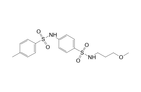 N-(3-methoxypropyl)-4'-methyl-4,N'-bi[benzenesulfonamide