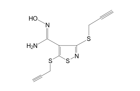 3,5-bis[(2-propynyl)thio]-4-isothiazolecarboxamidoxime
