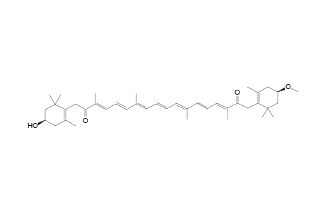 3-Hydroxy-3'-methoxy-7,7',8,8'-tetrahydro-.beta.,.beta.-carotene