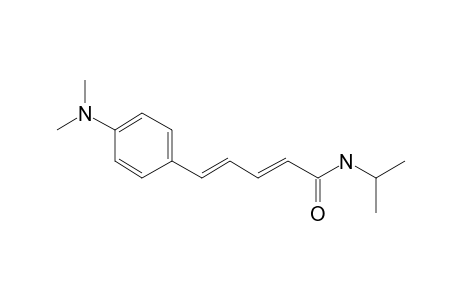 5-[p-[Dimethylamino]phenyl]-N-isopropyl-2,4-pentadienamide