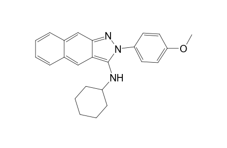 Cyclohexyl-[2-(4-methoxy-phenyl)-2H-benzo[f]indazol-3-yl]-amine