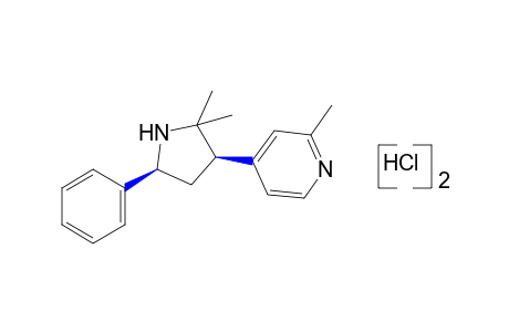 4-(cis-2,2-dimethyl-5-phenyl-3-pyrrolidinyl)-2-picoline, dihydrochloride