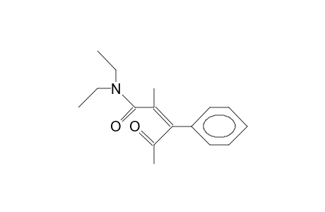 (Z)-N,N-Diethyl-2-methyl-4-oxo-3-phenyl-2-pentenamide