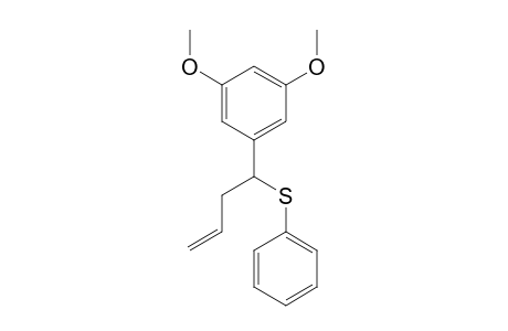 (1-(3,5-Dimethoxyphenyl)but-3-enyl)(phenyl)sulfane