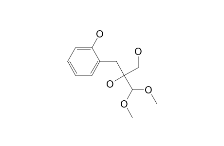 2-(2-hydroxybenzyl)-3,3-dimethoxy-propane-1,2-diol