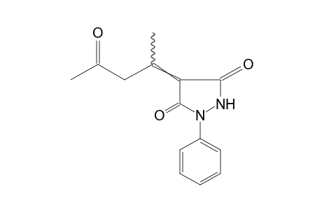 4-(1-METHYL-3-OXOBUTYLIDENE)-1-PHENYL-3,5-PYRAZOLIDINEDIONE