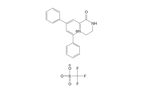 6,8-diphenyl-1-oxo-1,2,3,4-tetrahydropyrido[1,2-a]pyran-5-ium trifluoromethanesulfonate