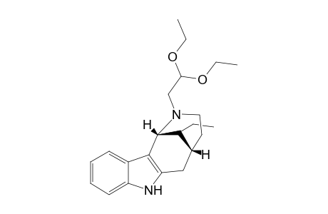 (1RS,5RS,12SR)-2-(2,2-DIETHOXYATHYL)-12-ETHYL-1,2,3,4,5,6-HEXAHYDRO-1,5-METHANOAZOCINO-[4,3-B]-INDOLE