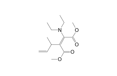 2-Butenedioic acid, 2-(diethylamino)-3-(1-methyl-2-propenyl)-, dimethyl ester, (E)-