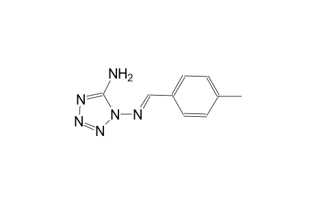 N~1~-[(E)-(4-methylphenyl)methylidene]-1H-tetraazole-1,5-diamine