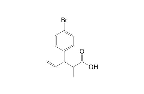 3-(4-Bromophenyl)-2-methylpent-4-enoic acid