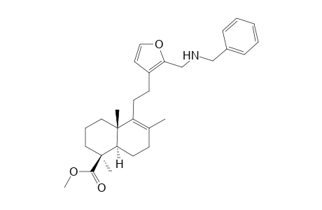 Methyl (1S,4aS,8aR)-5-{2-[2-(benzylaminomethyl)furan-3-yl]ethyl}-1,4a,6-trimethyl-1,2,3,4,-4a,7,8,8a-octahydronaphthalene-1-carboxylate