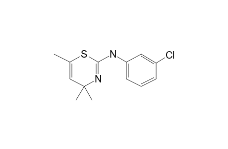 4,4,6-Trimethyl-2-[m-chlorophenylamino]-4H-1,3-thiazine