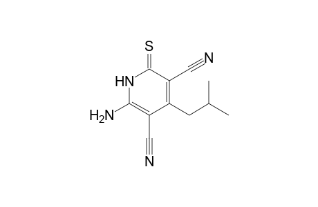 2-Amino-4-(2-methylpropyl)-6-sulfanylidene-1H-pyridine-3,5-dicarbonitrile