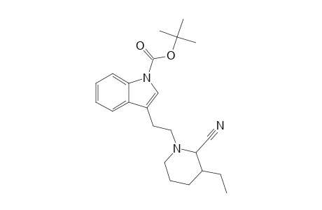 1-[2-(3-(N-BOC)-INDOLYL)-ETHYL]-2-CYANO-3-ETHYLPIPERIDINE