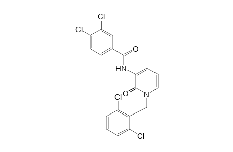 3,4-DICHLORO-N-[1-(2,6-DICHLOROBENZYL)-1,2-DIHYDRO-2-OXO-3-PYRIDYL]BENZAMIDE