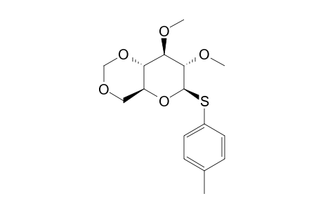 PARA-TOLYL_2,3-DI-O-METHYL-4,6-METHYLIDENE-BETA-D-THIOGLUCOPYRANOSIDE
