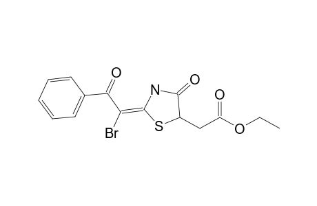 (Z)-(5-Ethoxycarbonylmethyl-4-oxothiazolidin-2-ylidene)-1-phenyl-2-bromoethanone