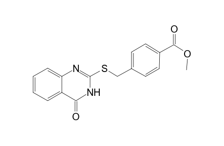 Benzoic acid, 4-[[(3,4-dihydro-4-oxo-2-quinazolinyl)thio]methyl]-, methyl ester