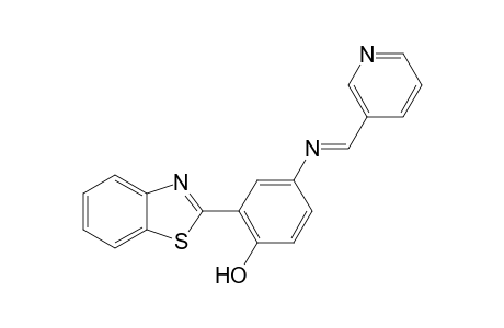 2-(1,3-Benzothiazol-2-yl)-4-([(E)-3-pyridinylmethylidene]amino)phenol