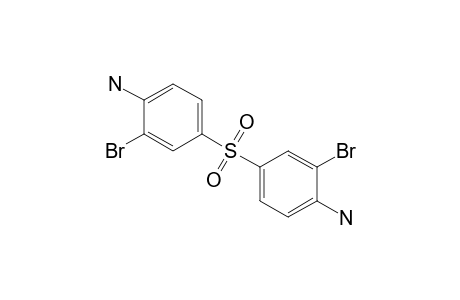 4-(4-Azanyl-3-bromanyl-phenyl)sulfonyl-2-bromanyl-aniline