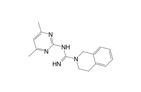 N-(4,6-dimethyl-2-pyrimidinyl)-3,4-dihydro-2(1H)-isoquinolinecarboximidamide