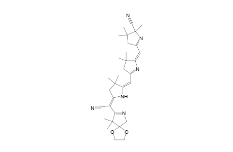 5-(5-{5-[CYANO-(9,9-DIMETHYL-1,4-DIOXA-7-AZA-SPIRO[4.4]NON-7-EN-8-YL)-METHYLENE]-3,3-DIMETHYL-PYRROLIDIN-2-YLIDENEMETHYL}-3,3-DIMETH