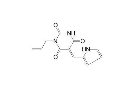 (5E)-1-allyl-5-(1H-pyrrol-2-ylmethylene)-2,4,6(1H,3H,5H)-pyrimidinetrione