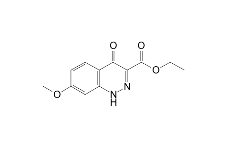 1,4-dihydro-7-methoxy-4-oxo-3-cinnolinecarboxylic acid, ethyl ester