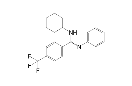 N-Cyclohexyl-N'-phenyl-4-(trifluoromethyl)benzimidamide